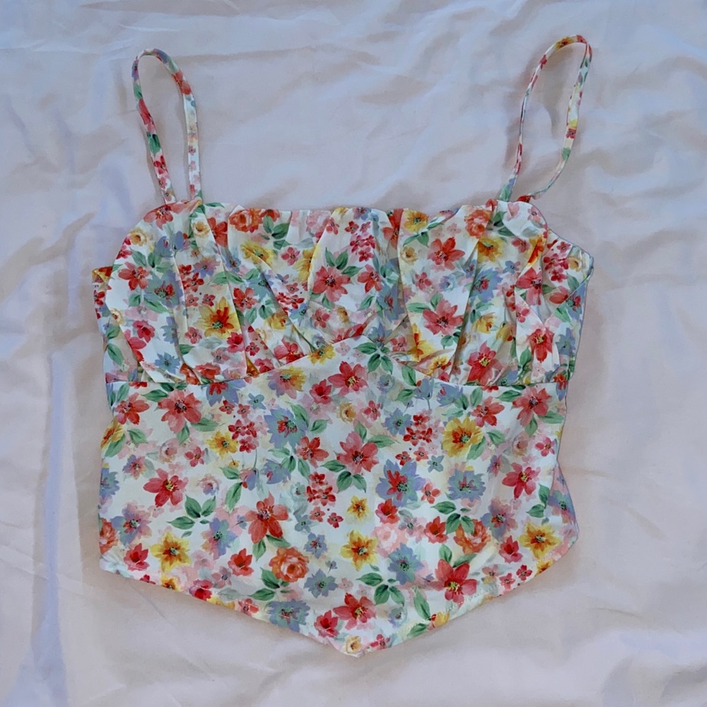cute floral top from shein